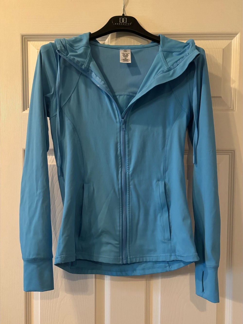 Members Mark Align Light Blue Women's Hooded Zip Jacket